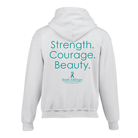 Teal Strong hoodie