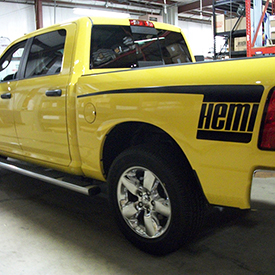 Dodge HEMI Stripes truck 1
