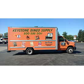 Keystone Bingo Supply cargo vehicle