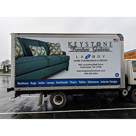 Keystone Furniture Galleries cargo vehicle